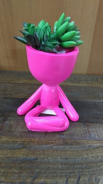 ROY MINI-12 MINI ROY MEDITANDO RESINA ROSA