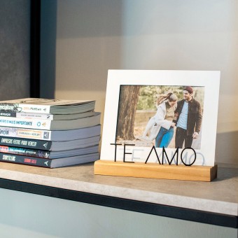 BPNO02.3520.LIS PORTA RETRATO 13X18 TE AMO