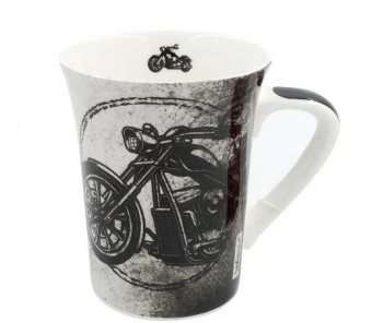 7421 caneca 320ml moto ceramica
