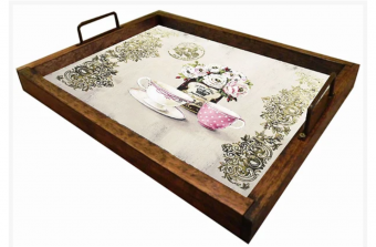 3096PM-033 BANDEJA DE AZ. FINE TEA 43x33cm