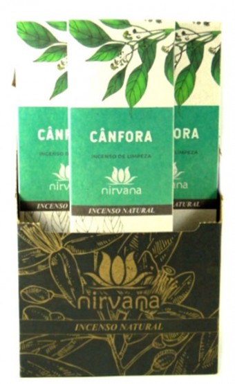 10-804 Incenso Natural Cânfora  9 Varetas  Linha Especi