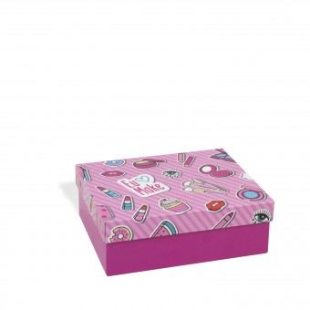 RB01.3108.BRI CAIXA DE ACO P/MAQUIAGENS AMO MAKE