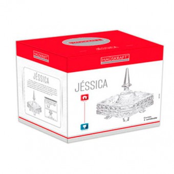 Ptch-003 potiche de vidro decor jessica 22 cm