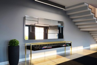 E201 QUADRO COM ESPELHO 70X150CM