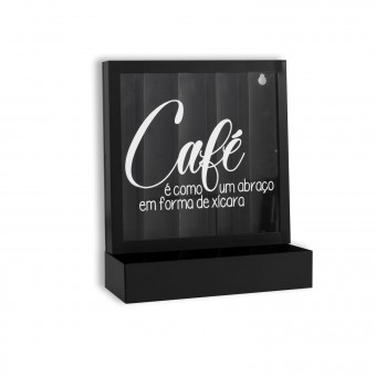 PT01.3055.LIS SUPORTE DE ACO DE MESA/PAREDE P/CAPSULAS ABRACO