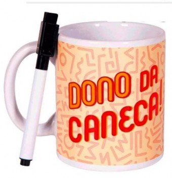 33916 CANECA CILINDRICA COM MARCADOR - ELE E O CARA