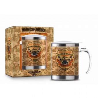1863 CANECA PLASTICA INOX TEMAS SUM - MOTOR CYCLE