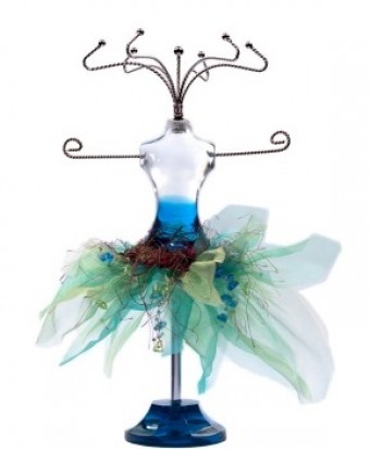 RD06174GR8 PORTA JOIA ODALISC VERDE 30CM