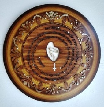 of78 MANDALA  ORACAO DA AVE MARIA 30   50CM