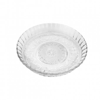 6721 PRATO PARA BOLO DE VIDRO ANGEL 30 CM