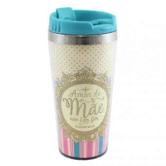 0100226930000001 COPO VIAGEM C/TAMPA 450ML AMOR DE MAE.Ean :7908011707051