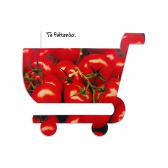 BR01.1185.LIS CARRINHO DE COMPRAS TOMATE