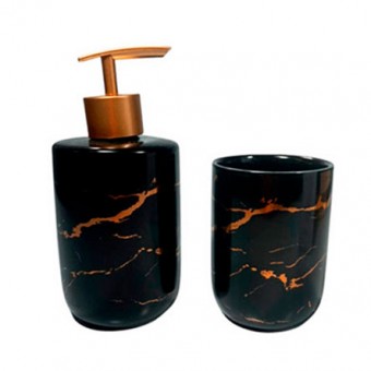 ZT7004 JOGO DE PORCELANA PARA BANHEIRO COLORS 02 PCS