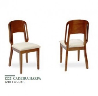 1222 CADEIRA HARPA  A90 x L45 x P45