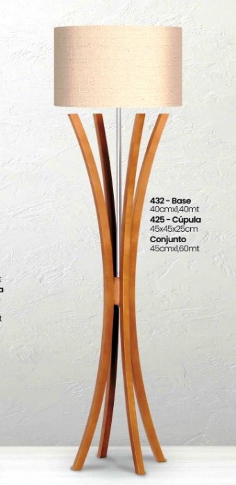 432 IMB LUMINARIA ROS IMBUIA CUP TEC BEGE