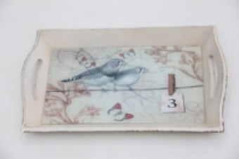 S912 BANDEJA DEC EM MADEIRA 4268  5X40X25