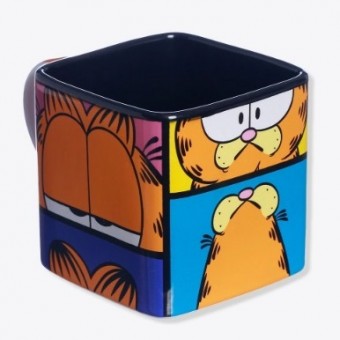 10024547 CANECA CUBO 300ML GARFILD FACES   :SEM GTIN
