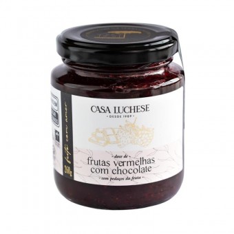 DOCE DE FRUTAS VERMELHAS COM CHOCOLATE 260G