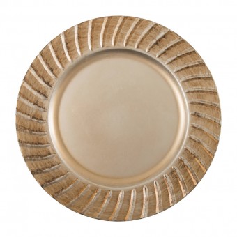 174612U Sousplat Greco Dorico Ouro Antigo