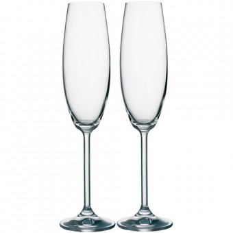 2FOR2/230  TACA DE VIDRO P/ CHAMP. 230ML JG.C/2