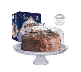 8048401 boleira verona com pe e tampa acrilica