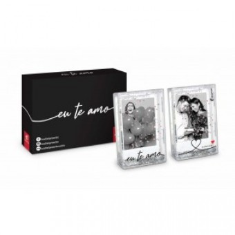 1163 PORTA RETRATO AGUA PEQ DUPLO - TE AMO SEMPRE
