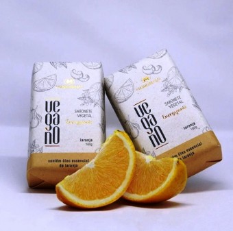 Sabonete vegano laranja energizante 180g