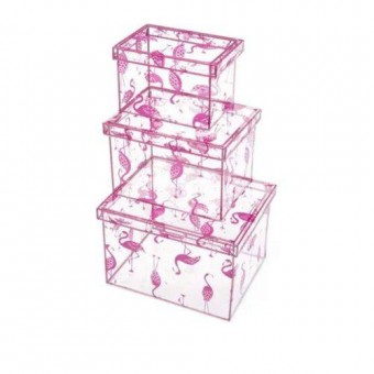 LY2001 CAIXAS FLAMINGOS