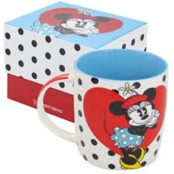 490000001 CANECA 320ML MINNIE CORACAO