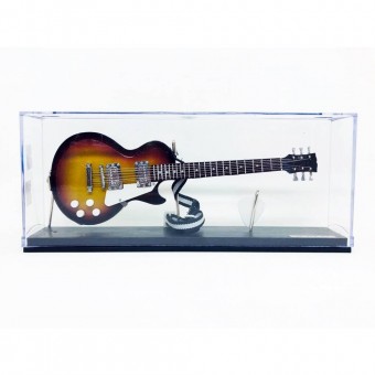 31 Guitarra Les Paul caixa acrilico