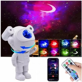 Luminaria astronauta bluetooth