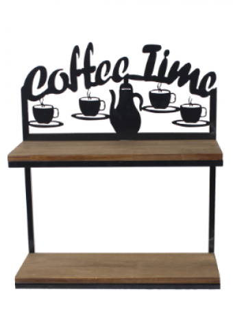 4100 Prateleira Coffee - PRETO