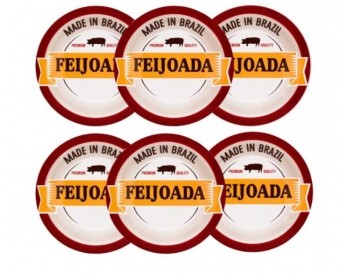 061615  CJ. C/06 PRATOS FUNDOS 23CM - FEIJOADA PREMIUM - JM14-6797