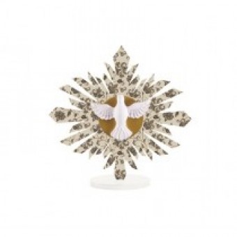 P16915 ENFEITE DE MESA RECORTADO ESPIRITO SANTO...ARABESCO 22,5X22