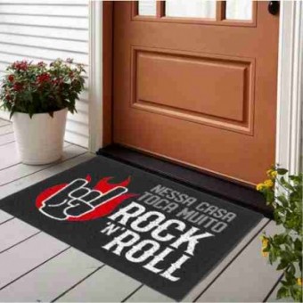 11021 tapete capacho - rock n roll