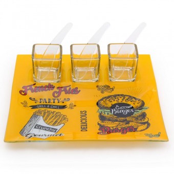 19967 CJ 1 PETISQUEIRA C/ 03 MOLHEIRAS BURGUER