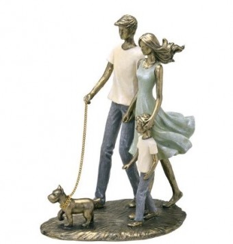 257-375 FAMILIA COM PET DECORATIVA