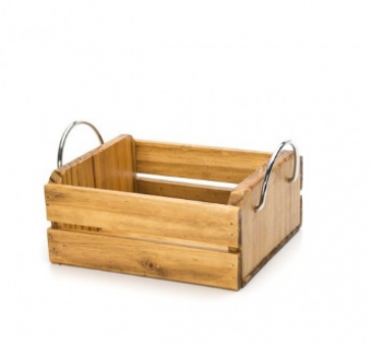 16172 CAIXOTE ALCA CROMADA M PINUS LUXO