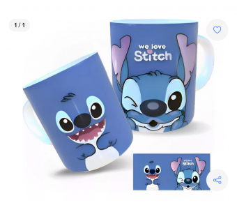 Caneca Stitch ceramica