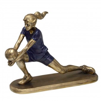 257774 JOGADORA VOLEI 21,5X17CM RESINA