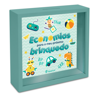 2726 QUADRO COFRE - ECONOMIA PARA MEU BRINQUEDO AZUL