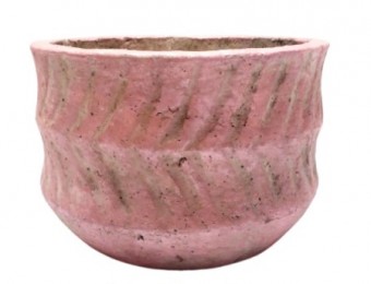 SA067 CACHEPOT DE CERAMICA ROSE