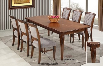 503NH -  Mesa Zeus 2200x1100mm *tampo laminado carvalho americano