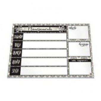 C159 PLANNER PLANEJAMENTO ARABESCO PRETO 20,5X30,5