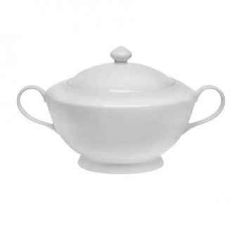 SOPEIRA DE PORCELANA TOUREEN BRANCA 2.6 LTS
