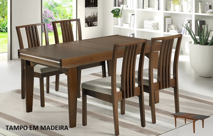  0386 - MESA ELÁSTICA PEREQUÊ 76cm (alt) x 76cm (larg) x 125/185cm (comp),