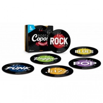 10685 PORTA COPOS MDF 6 UN - VINYL DISC