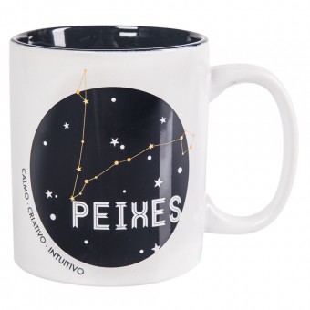 27356 CANECA SIGNOS - UNICÓRNIO PEIXES