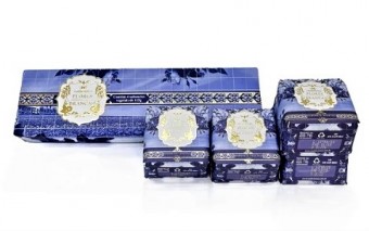 Estojo sab. flores brancas (4n/115 cada)