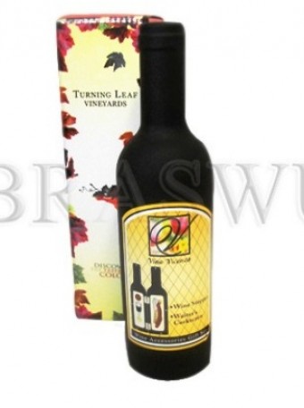 34827 kit vinho garrafa 4 pçs.